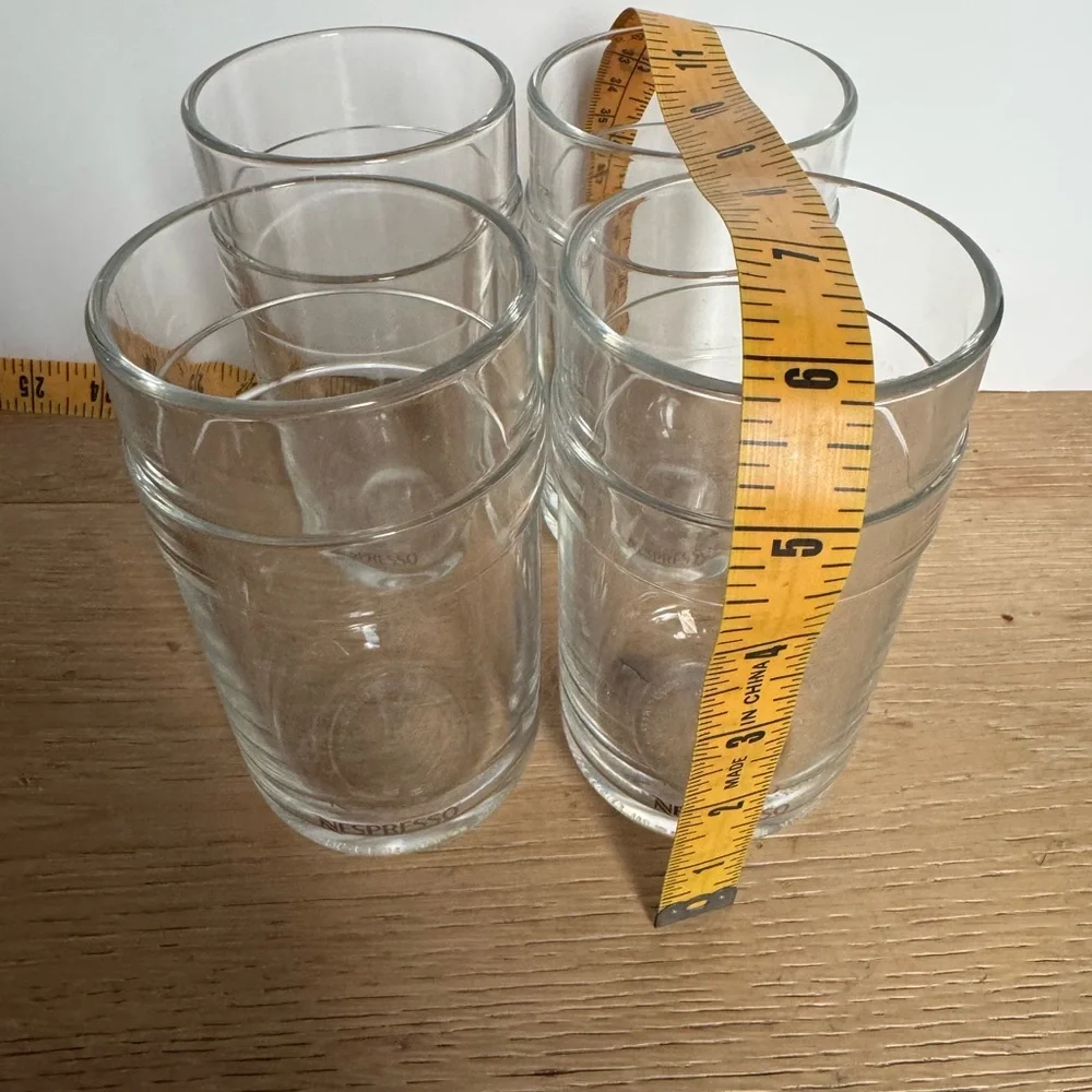 Nespresso Vertuo Glasses Tumbler set of 2 NEW Made France Price Firm!